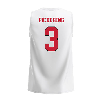 Ohio State - NCAA Men's Volleyball : Owen Pickering - White Volleyball Jersey