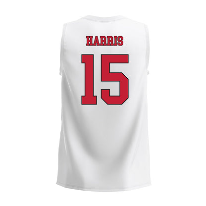 Ohio State - NCAA Men's Volleyball : Hudson Harris - White Volleyball Jersey