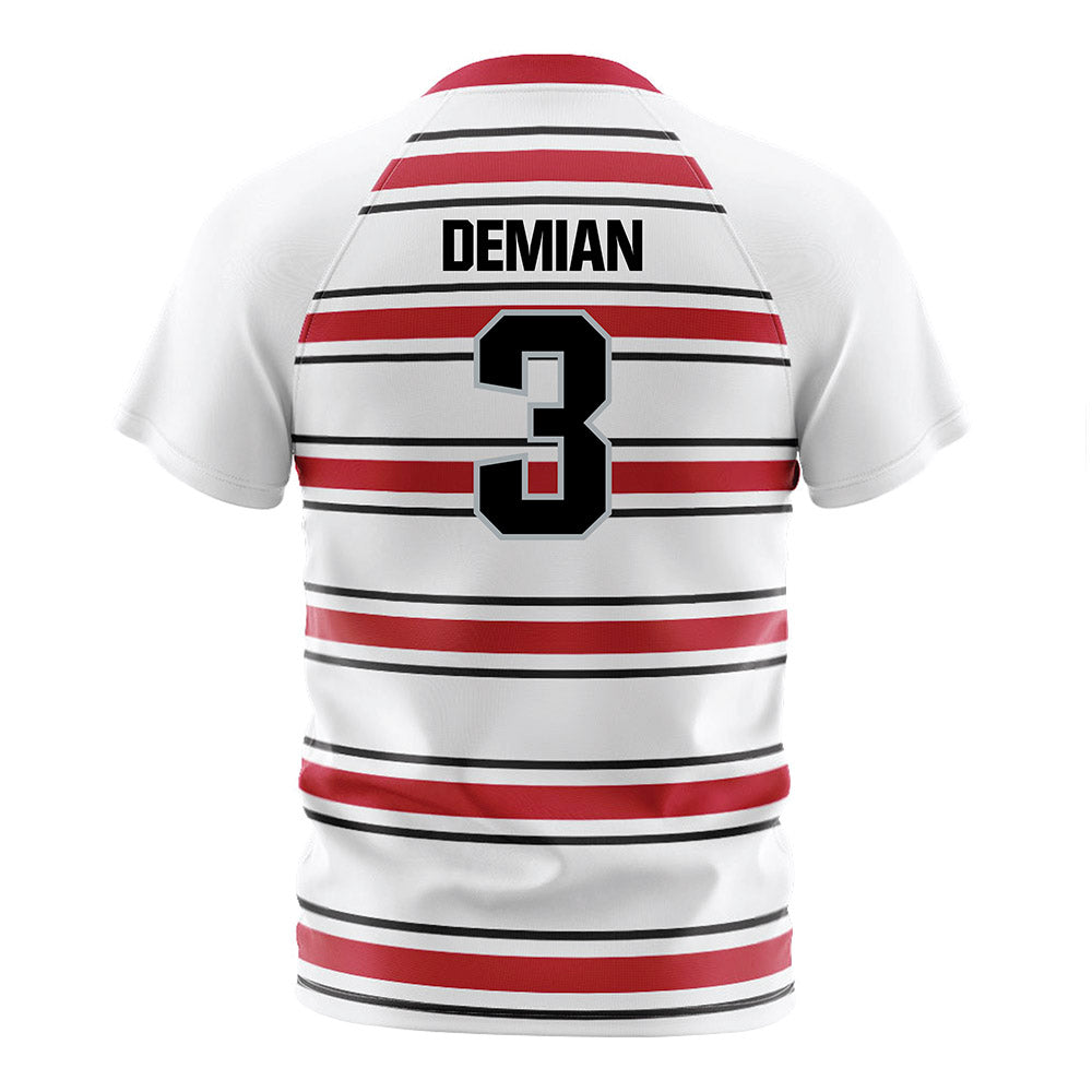 Ohio State - NCAA Men's Soccer : Nathan Demian - Pin Stripe Soccer Jersey