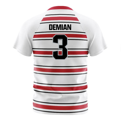 Ohio State - NCAA Men's Soccer : Nathan Demian - Pin Stripe Soccer Jersey