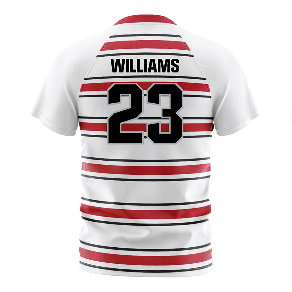 Ohio State - NCAA Men's Soccer : Donovan Williams - Pin Stripe Soccer Jersey-1