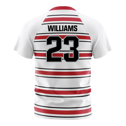 Ohio State - NCAA Men's Soccer : Donovan Williams - Pin Stripe Soccer Jersey-1