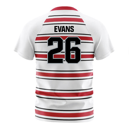 Ohio State - NCAA Men's Soccer : Cole Evans - Pin Stripe Soccer Jersey