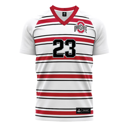 Ohio State - NCAA Men's Soccer : Donovan Williams - Pin Stripe Soccer Jersey-0