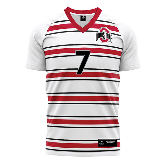 Ohio State - NCAA Men's Soccer : Marko Borkovic - Pin Stripe Soccer Jersey