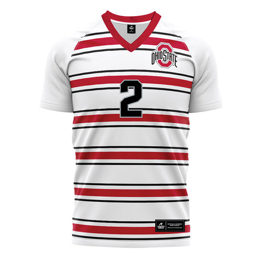 Ohio State - NCAA Men's Soccer : Dyland Onwona-Agyeman - Pin Stripe Soccer Jersey