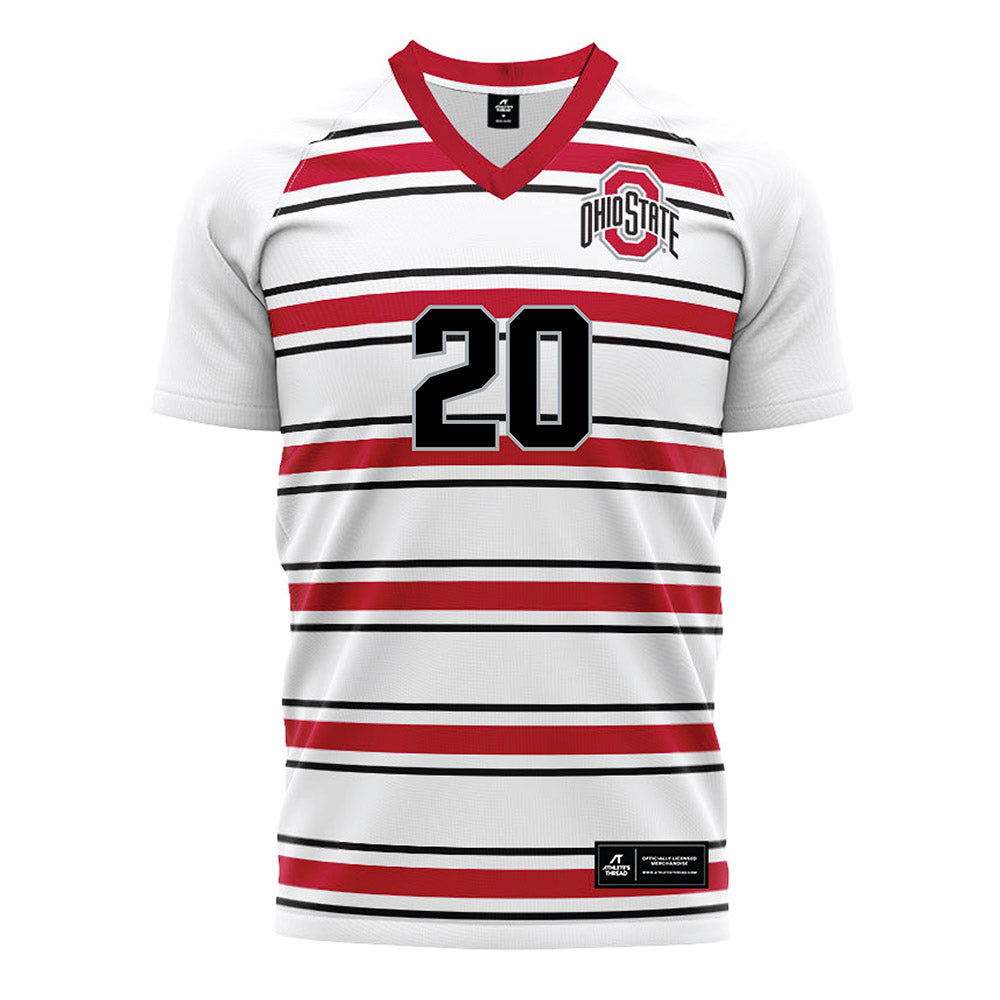Ohio State - NCAA Men's Soccer : Jacob Maisonneuve - Pin Stripe Soccer Jersey