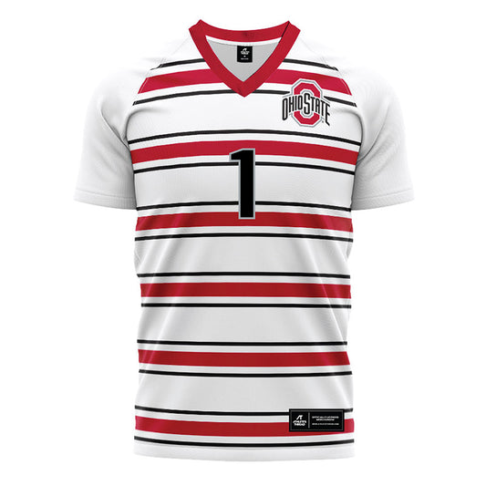 Ohio State - NCAA Men's Soccer : Maximiliano Trejo - Pin Stripe Soccer Jersey-0