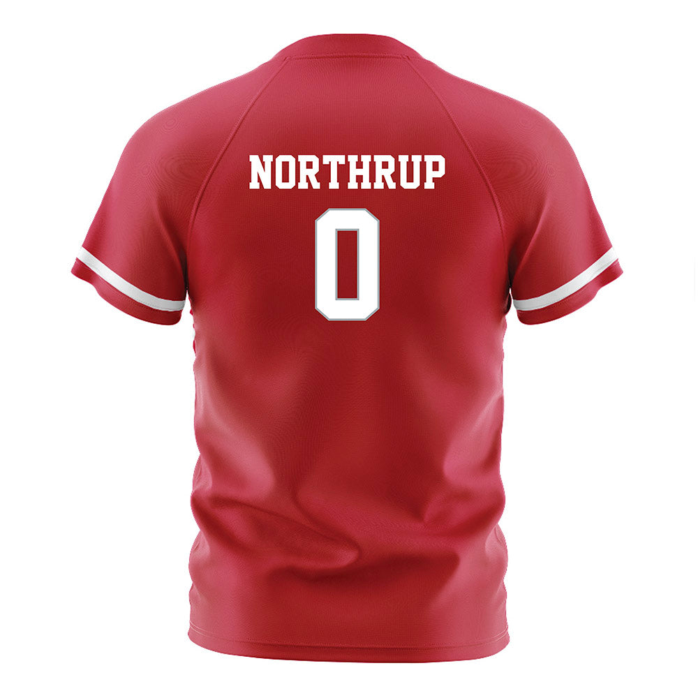 Ohio State - NCAA Women's Soccer : Peighton Northrup - Red Soccer Jersey-1