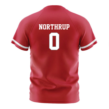 Ohio State - NCAA Women's Soccer : Peighton Northrup - Red Soccer Jersey-1
