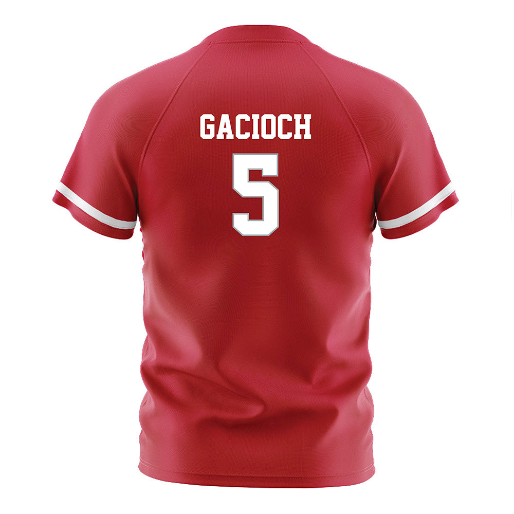 Ohio State - NCAA Women's Soccer : Mirann Gacioch - Red Soccer Jersey