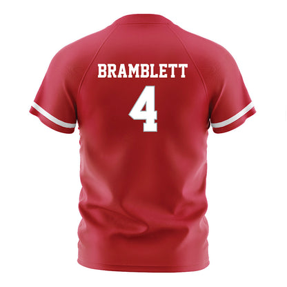 Ohio State - NCAA Women's Soccer : Ava Bramblett - Red Soccer Jersey-1