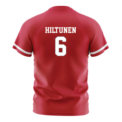 Ohio State - NCAA Women's Soccer : Nette-Nina Hiltunen - Red Soccer Jersey-1