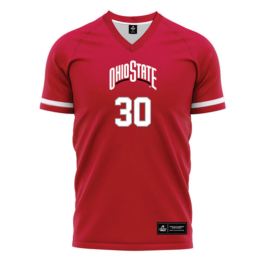 Ohio State - NCAA Women's Soccer : Alexis Knisely - Red Soccer Jersey-0