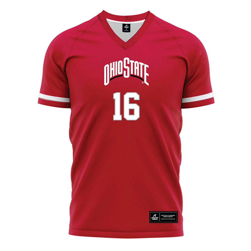 Ohio State - NCAA Women's Soccer : Natalie Garcia - Red Soccer Jersey