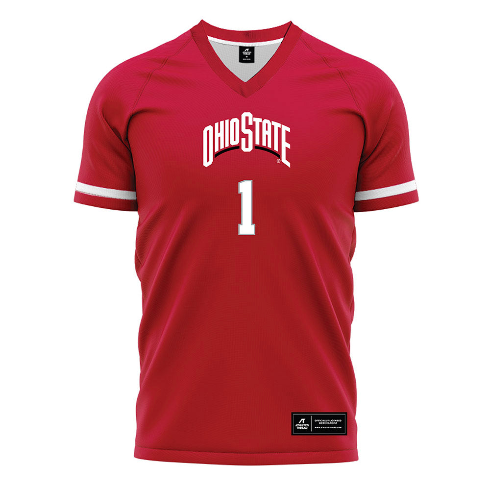 Ohio State - NCAA Women's Soccer : Molly Pritchard - Red Soccer Jersey