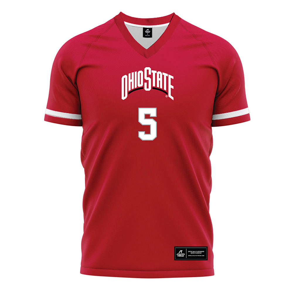 Ohio State - NCAA Women's Soccer : Mirann Gacioch - Red Soccer Jersey