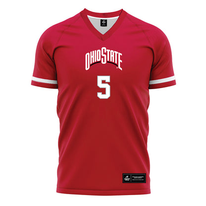 Ohio State - NCAA Women's Soccer : Mirann Gacioch - Red Soccer Jersey