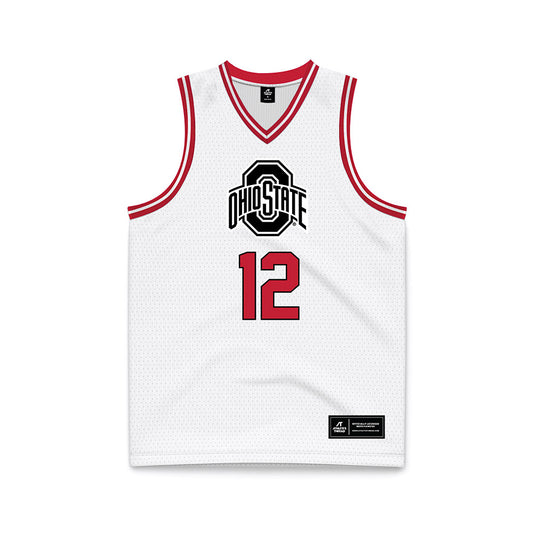 Ohio State - NCAA Men's Basketball : Evan Mahaffey - Basketball Jersey