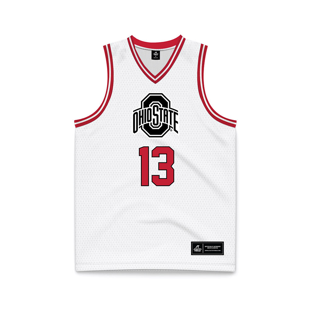Ohio State - NCAA Men's Basketball : Christoph Tilly - Basketball Jersey-0