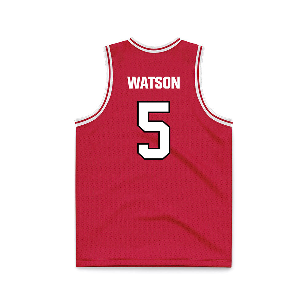Ohio State - NCAA Women's Basketball : Ava Watson - Basketball Jersey-1
