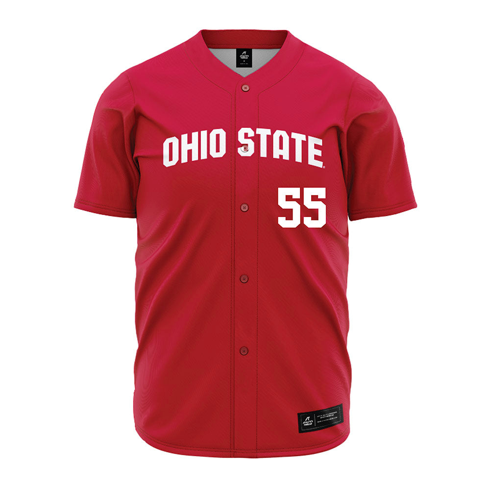 Ohio State - NCAA Baseball : Nick Sawyer - Jersey-0