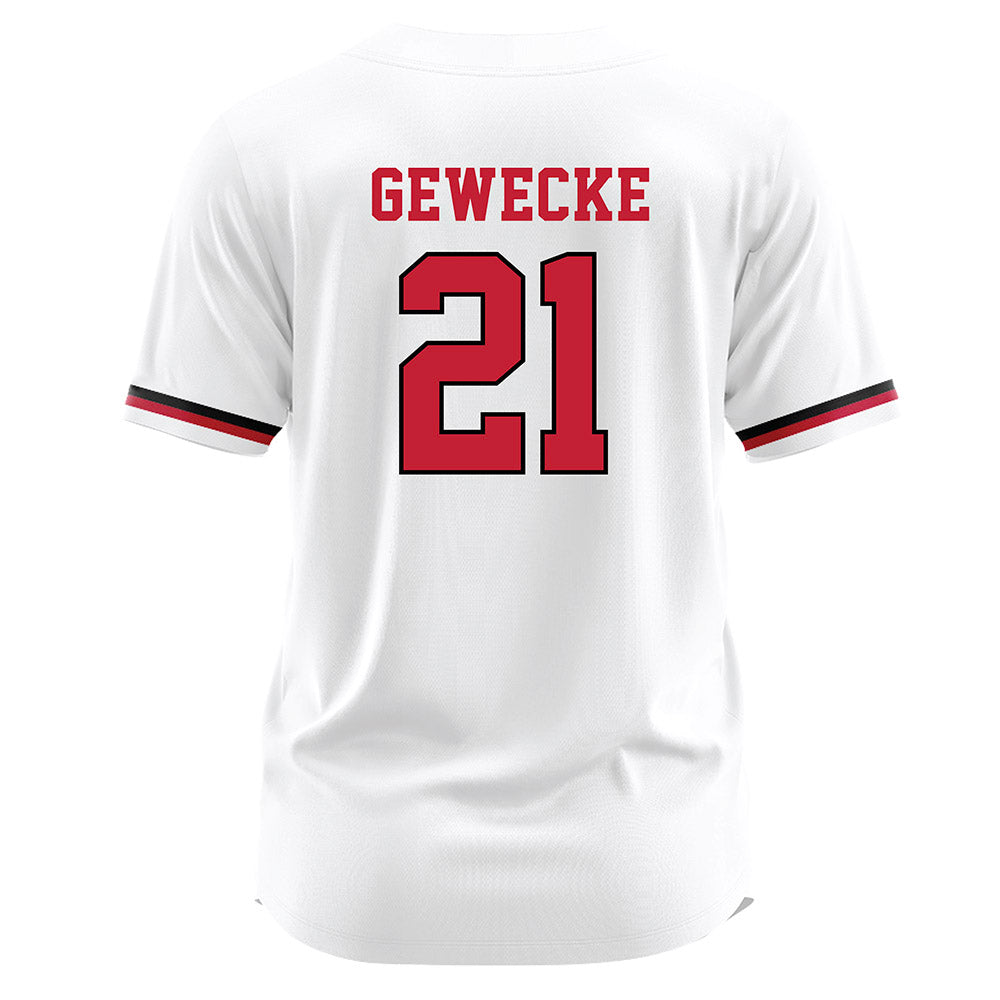 Ohio State - NCAA Softball : Kassandra Gewecke - White Jersey-1