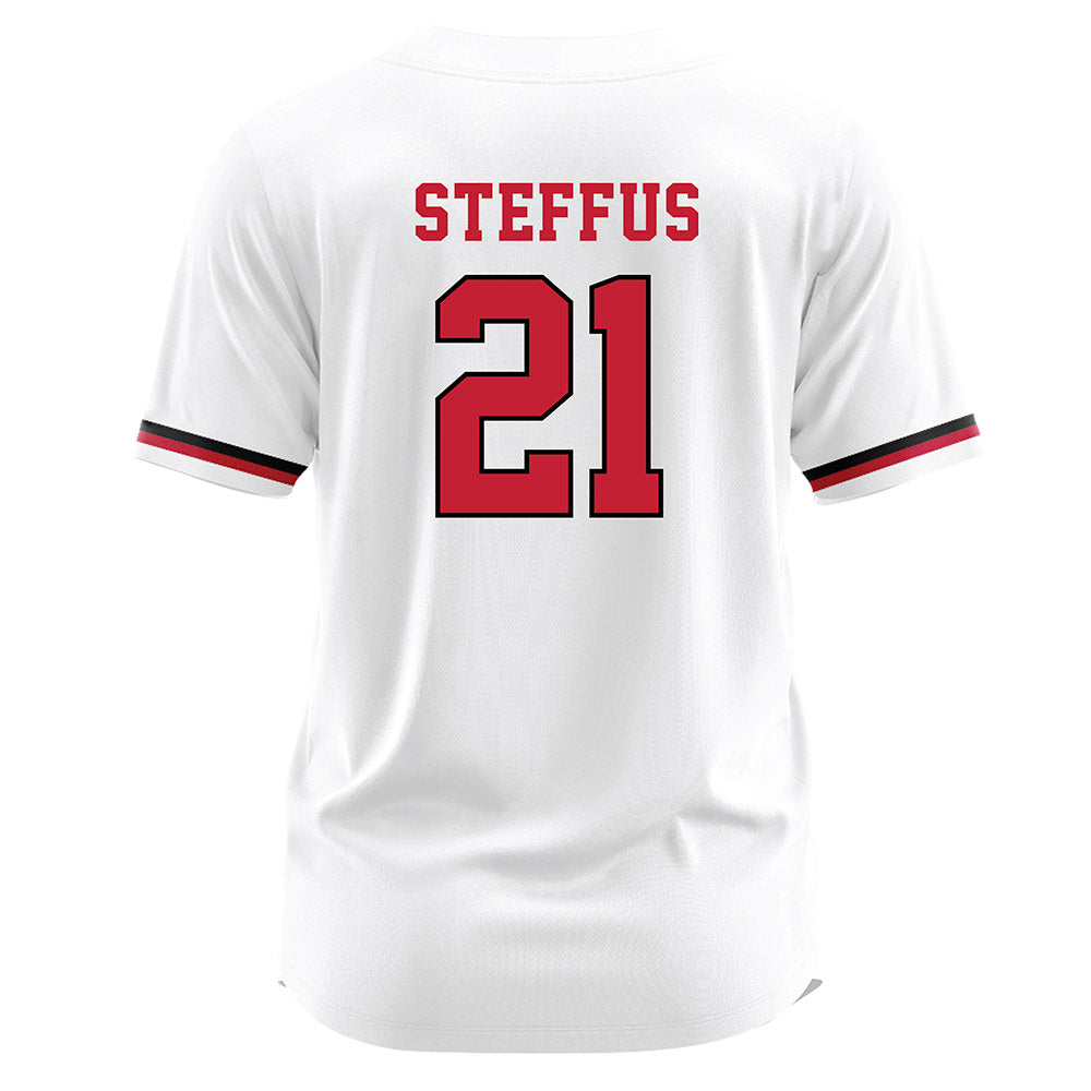 Ohio State - NCAA Softball : Holly Steffus - White Jersey-1