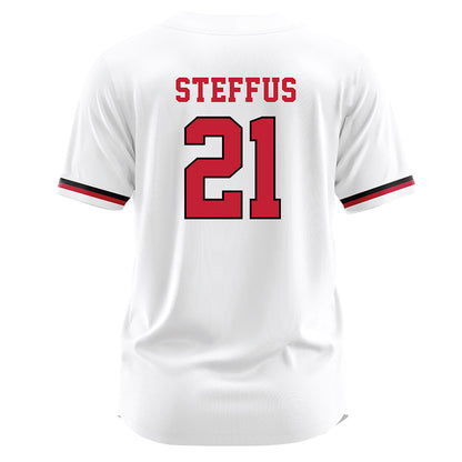 Ohio State - NCAA Softball : Holly Steffus - White Jersey-1