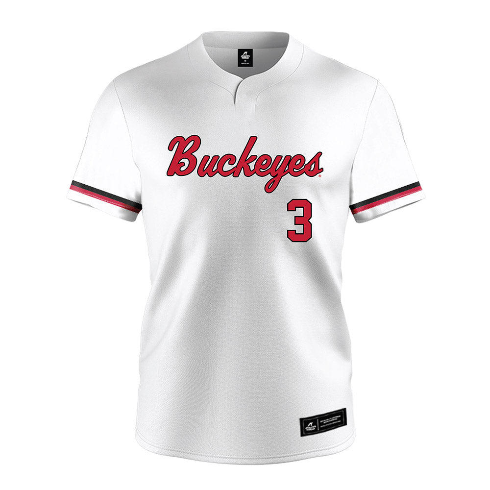 Ohio State - NCAA Softball : Kaitlyn Farley - White Jersey