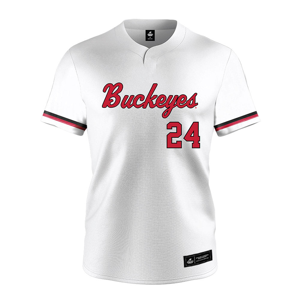 Ohio State - NCAA Softball : Tatum Sparks - White Jersey-0