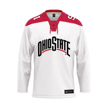 Ohio State - NCAA Men's Ice Hockey : Max Montes - Hockey Jersey