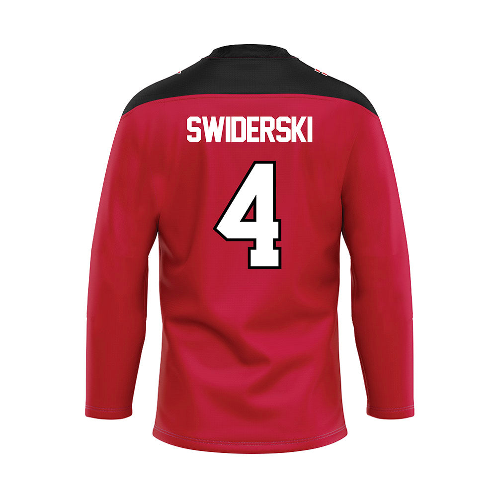Ohio State - NCAA Women's Ice Hockey : Sara Swiderski - Hockey Jersey-1