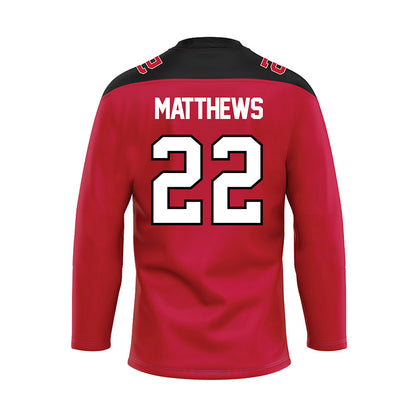 Ohio State - NCAA Women's Ice Hockey : Sloane Matthews - Hockey Jersey-1