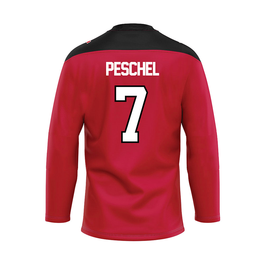 Ohio State - NCAA Women's Ice Hockey : Emma Peschel - Hockey Jersey-1