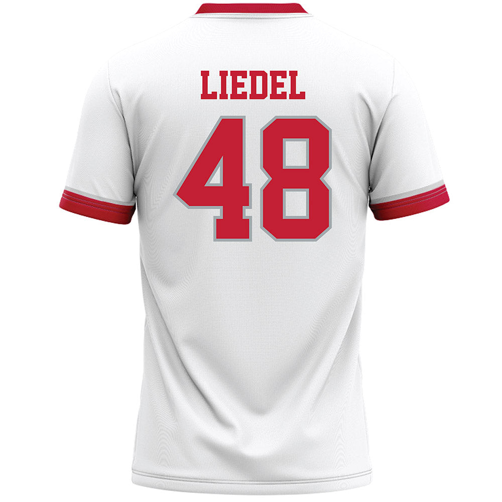 Ohio State - NCAA Men's Lacrosse : Griffin Liedel - White Lacrosse Jersey