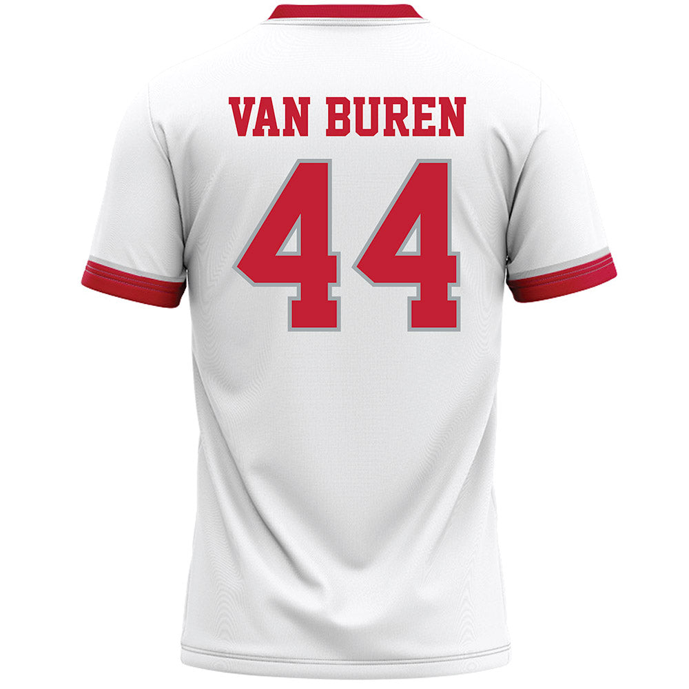 Ohio State - NCAA Men's Lacrosse : Bobby Van Buren - White Lacrosse Jersey