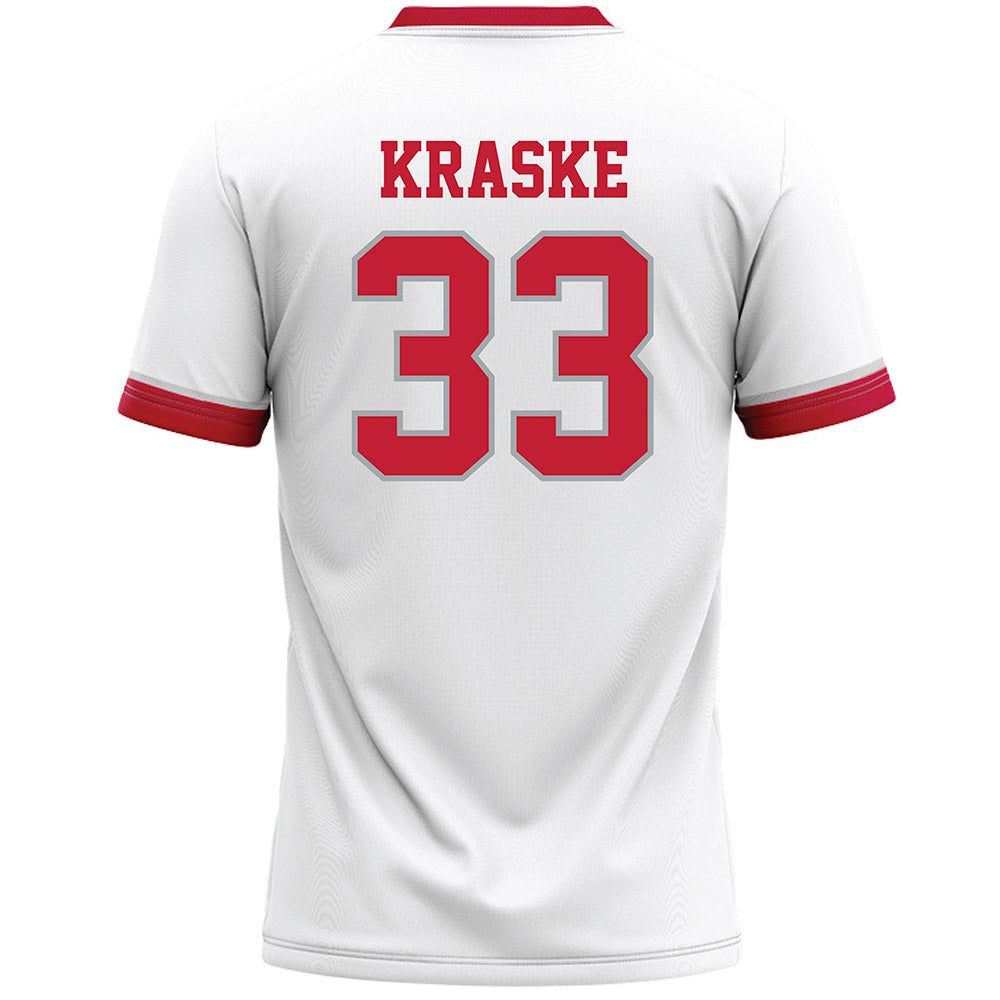 Ohio State - NCAA Men's Lacrosse : Coleman Kraske - White Lacrosse Jersey