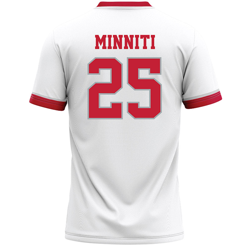 Ohio State - NCAA Men's Lacrosse : Caden Minniti - White Lacrosse Jersey