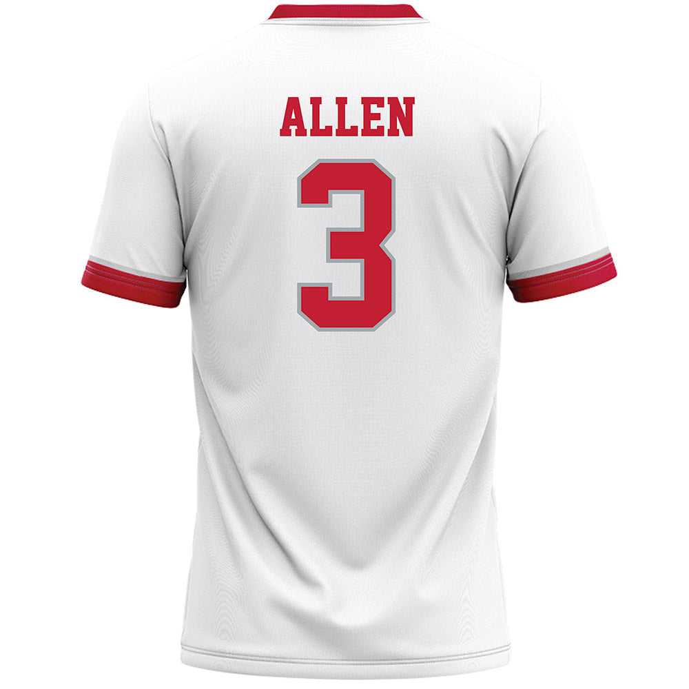 Ohio State - NCAA Men's Lacrosse : Ari Allen - White Lacrosse Jersey