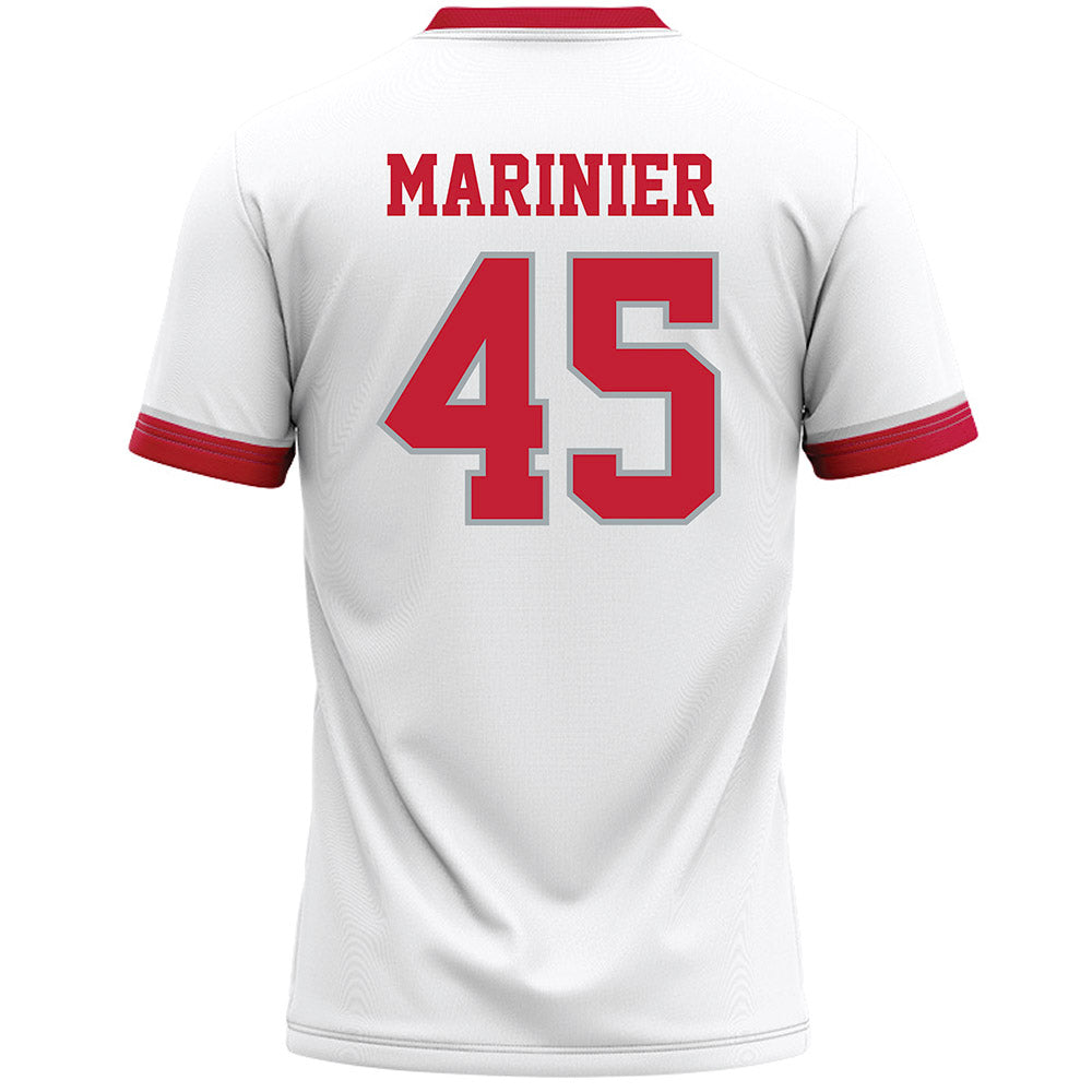 Ohio State - NCAA Men's Lacrosse : Alex Marinier - White Lacrosse Jersey -1