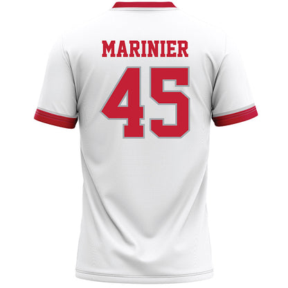 Ohio State - NCAA Men's Lacrosse : Alex Marinier - White Lacrosse Jersey -1