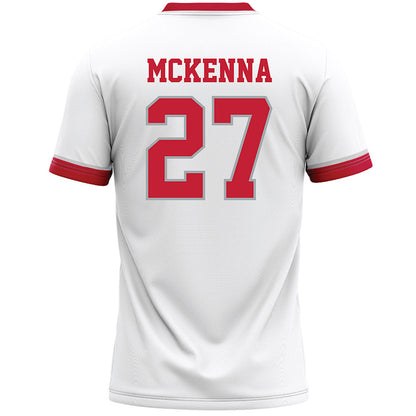 Ohio State - NCAA Men's Lacrosse : Jack McKenna - White Lacrosse Jersey