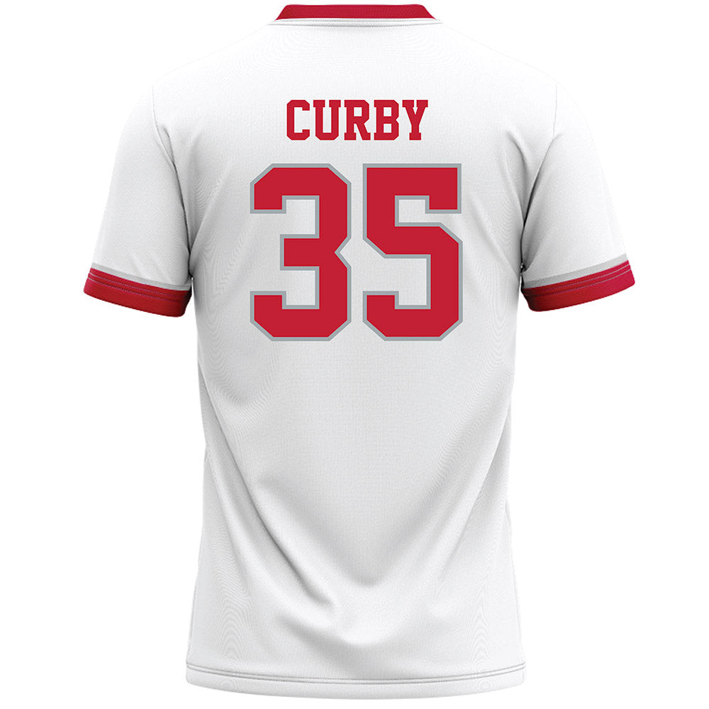 Ohio State - NCAA Men's Lacrosse : Kellen Curby - White Lacrosse Jersey -1