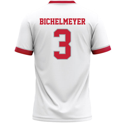 Ohio State - NCAA Men's Lacrosse : Jack Bichelmeyer - White Lacrosse Jersey -1