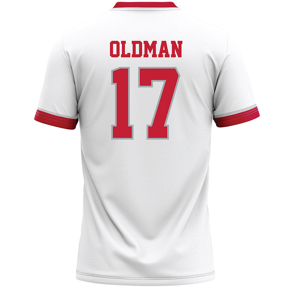 Ohio State - NCAA Men's Lacrosse : Jack Oldman - White Lacrosse Jersey