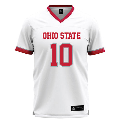 Ohio State - NCAA Men's Lacrosse : Ed Shean - White Lacrosse Jersey