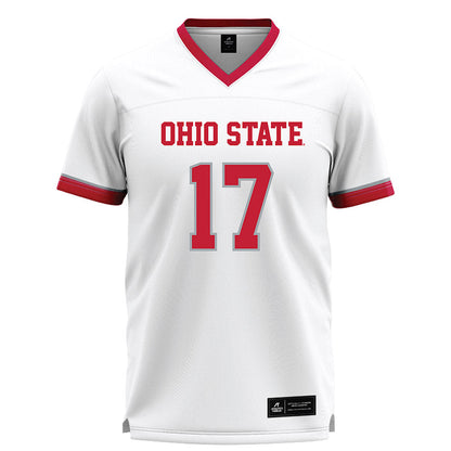 Ohio State - NCAA Men's Lacrosse : Jack Oldman - White Lacrosse Jersey