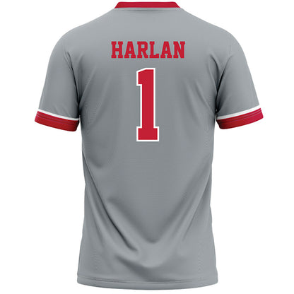 Ohio State - NCAA Women's Lacrosse : Delaney Harlan - Grey Lacrosse Jersey