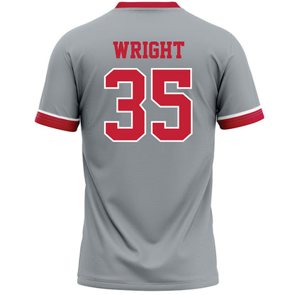 Ohio State - NCAA Women's Lacrosse : Ella Wright - Grey Lacrosse Jersey